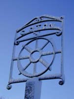 Coton sign in the snow