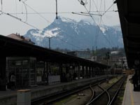 What I didn't get to: mountains from Salzburg station